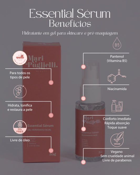 Essential Sérum - Gel Hidratante Facial